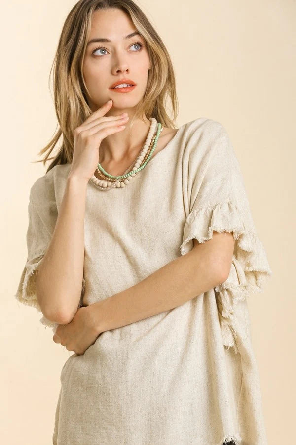 Tweety Linen Top (3 colors)