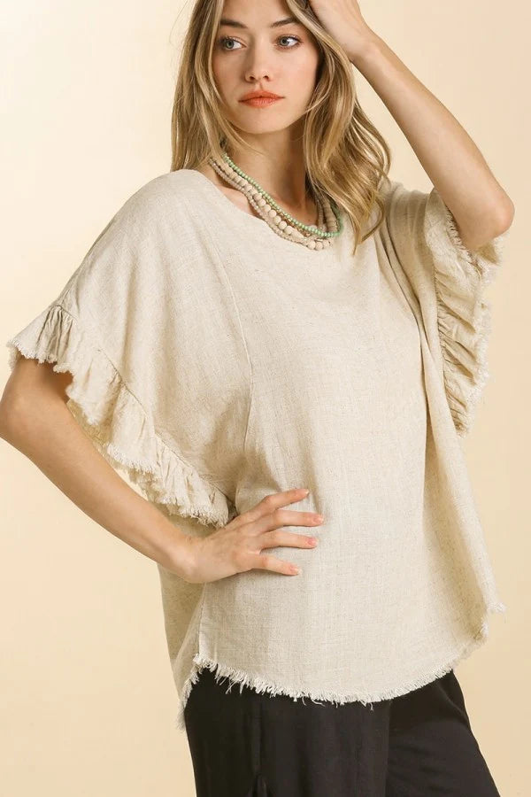 Tweety Linen Top (3 colors)