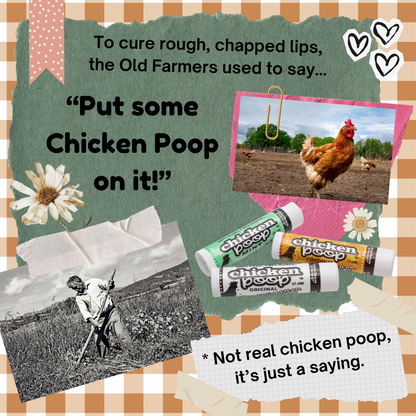 Chicken Poop® COCONUT Lip Balm - All Natural