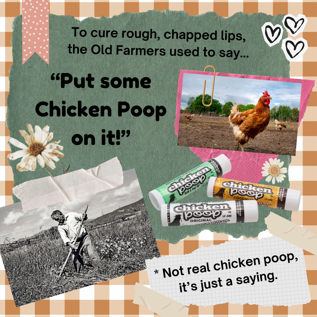 Chicken Poop® ORIGINAL Lip Balm, All Natural