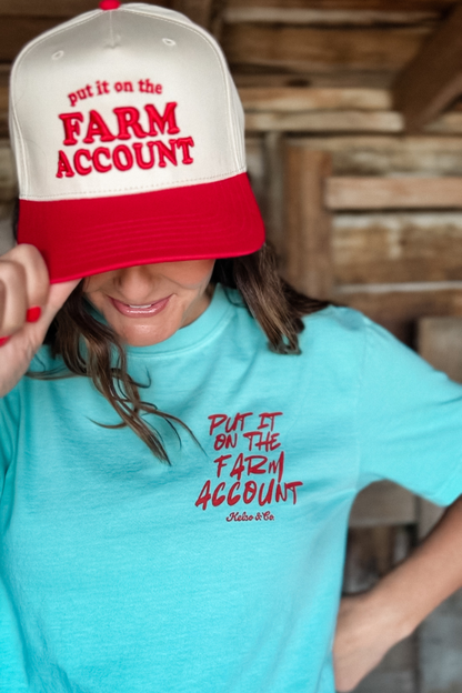 Farm Account Hat RED
