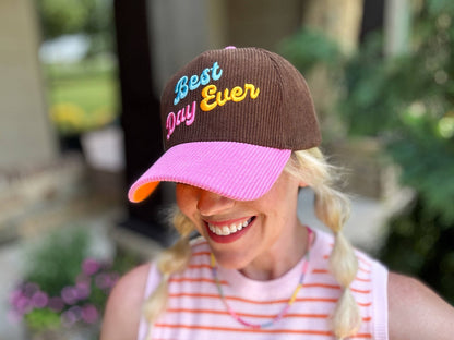 Best Day Ever Corduroy Hat