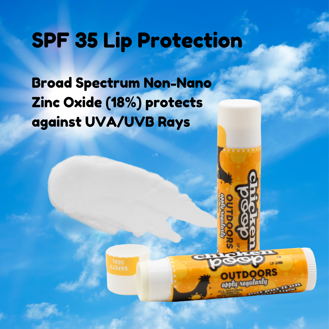 Chicken Poop® Outdoors SPF 35 Sunscreen Lip Balm