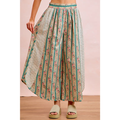 Floral Eyelet Vintage Pants