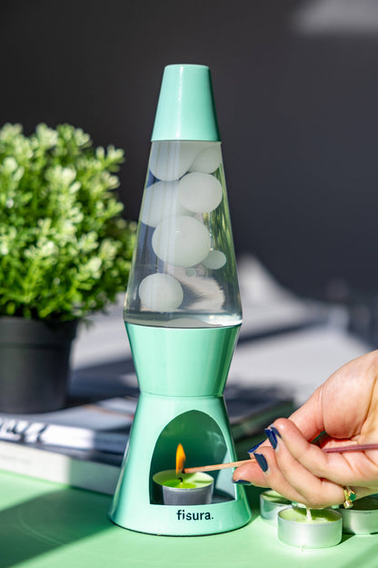 Mint Candle Lava Lamp