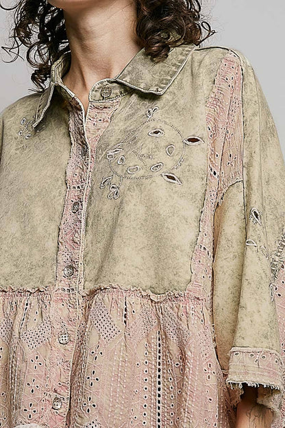 Folk Song Vintage Top