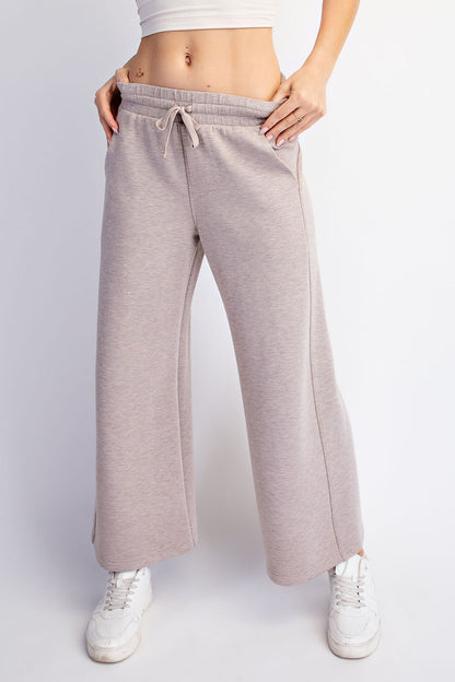Modal Scuba Cropped Wide Pant (3 Colors)