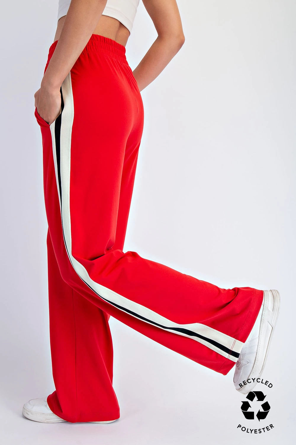 Butter Soft Side Contrast Straight Pant