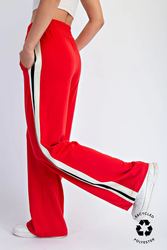 Butter Soft Side Contrast Straight Pant