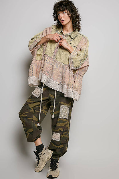 Folk Song Vintage Top