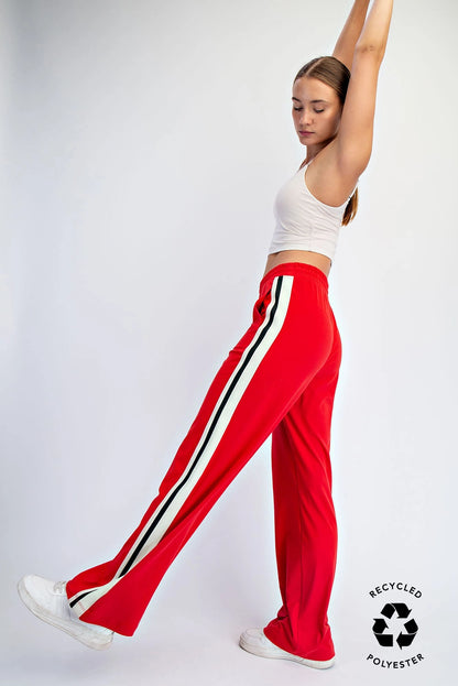 Butter Soft Side Contrast Straight Pant