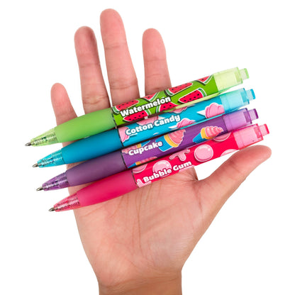 Smens: Glitter Gels - Scented Colored Gel Ink Pens - 8 Pack
