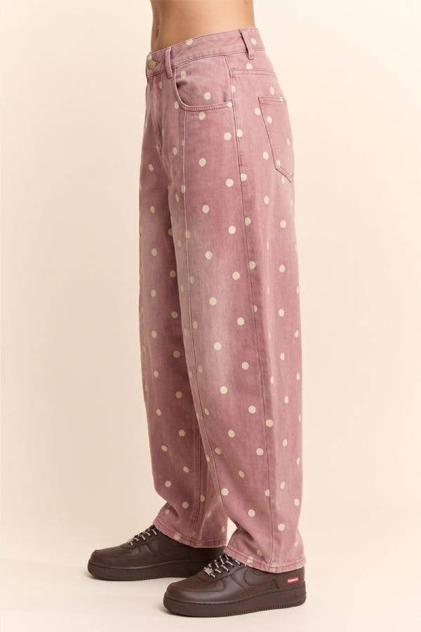 Rosie Denim Barrel Pants