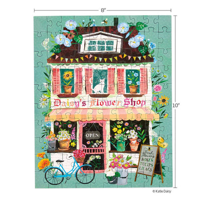 Daisy's Flower Shop 100 Piece Puzzle Snax, Spring Gift