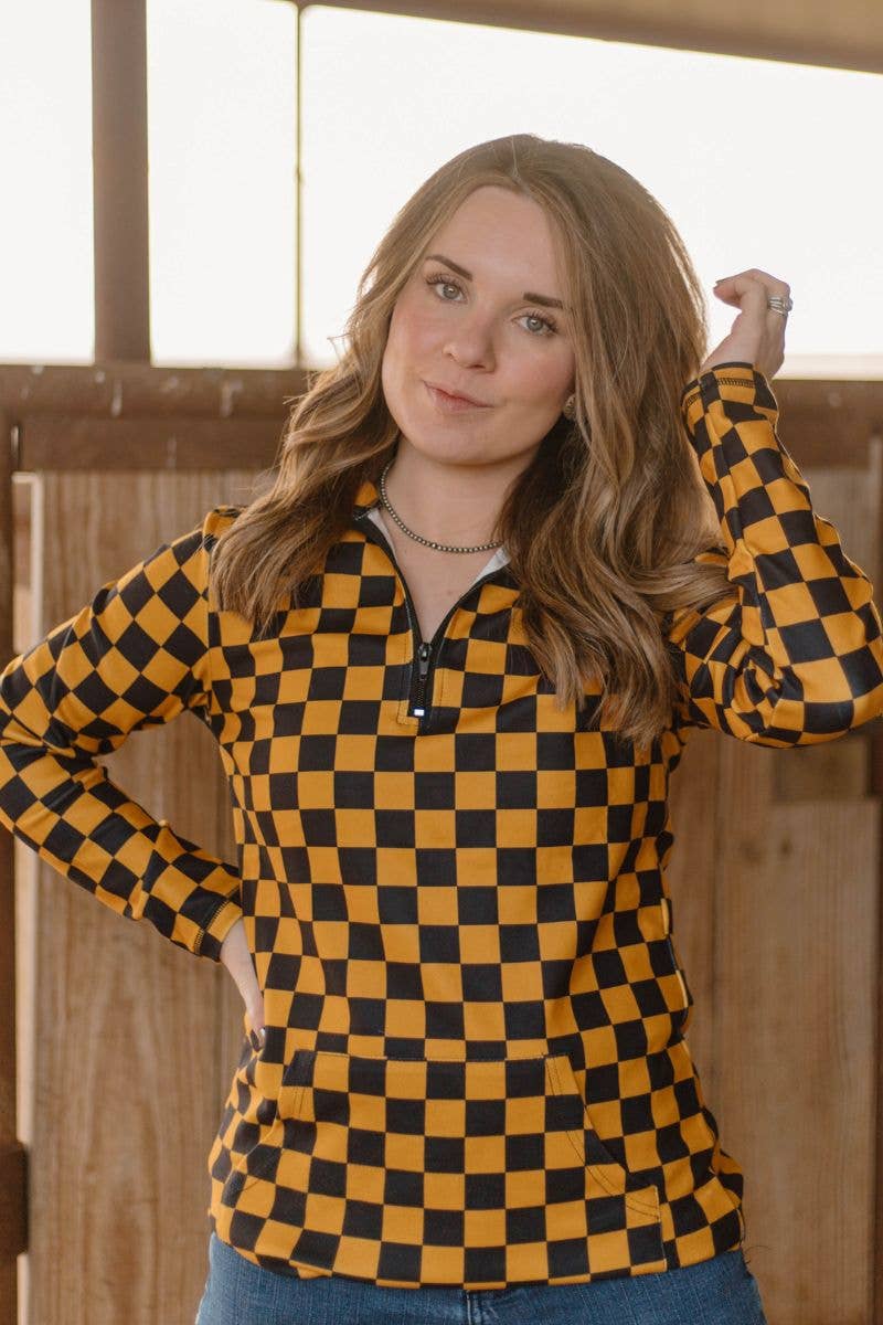 Pep Rally Pullover- Gold