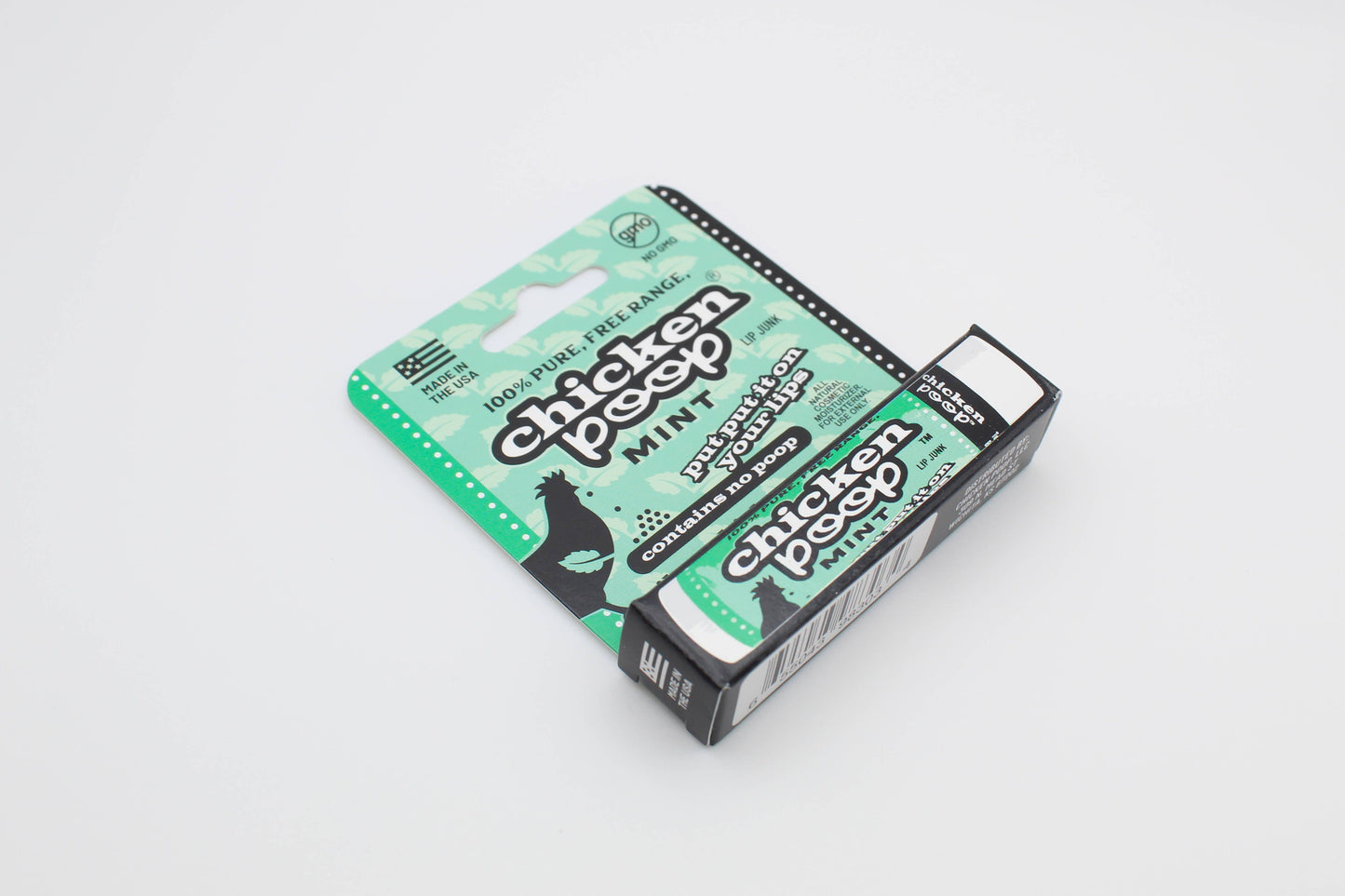 Chicken Poop® MINT Lip Balm, All Natural