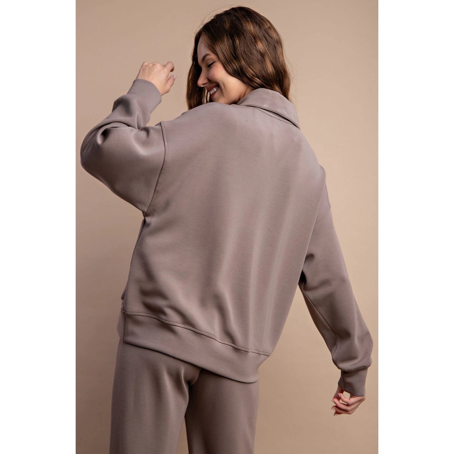 Sweet Scuba Soft Half Zip Pullover