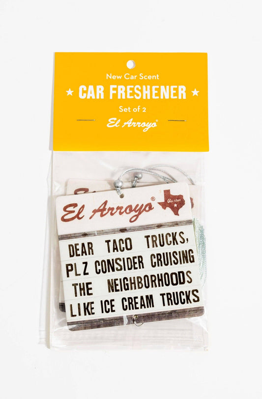 Car Air Freshener - Dear Taco Trucks