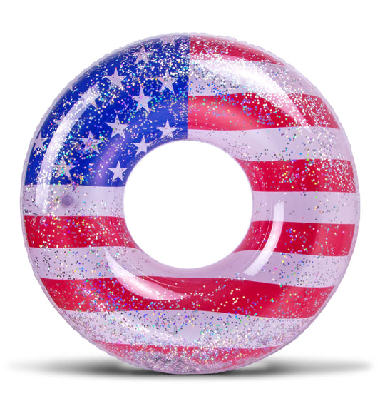 Pool Float - Usa Flag Pool Tube