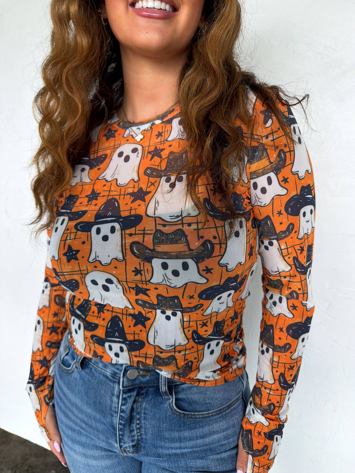 Halloween Mesh Top (2 colors)