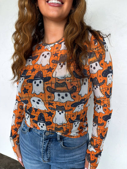 Halloween Mesh Top (2 colors)