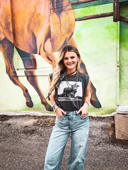 The Hereford Bull Muscle Tee