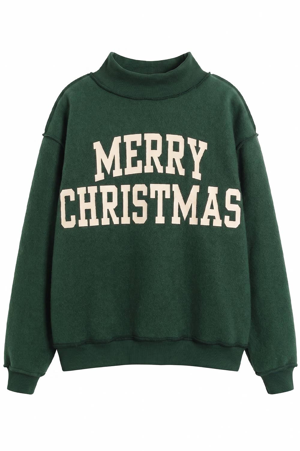 Christmas Reversible Mock-Neck Sweatshirt