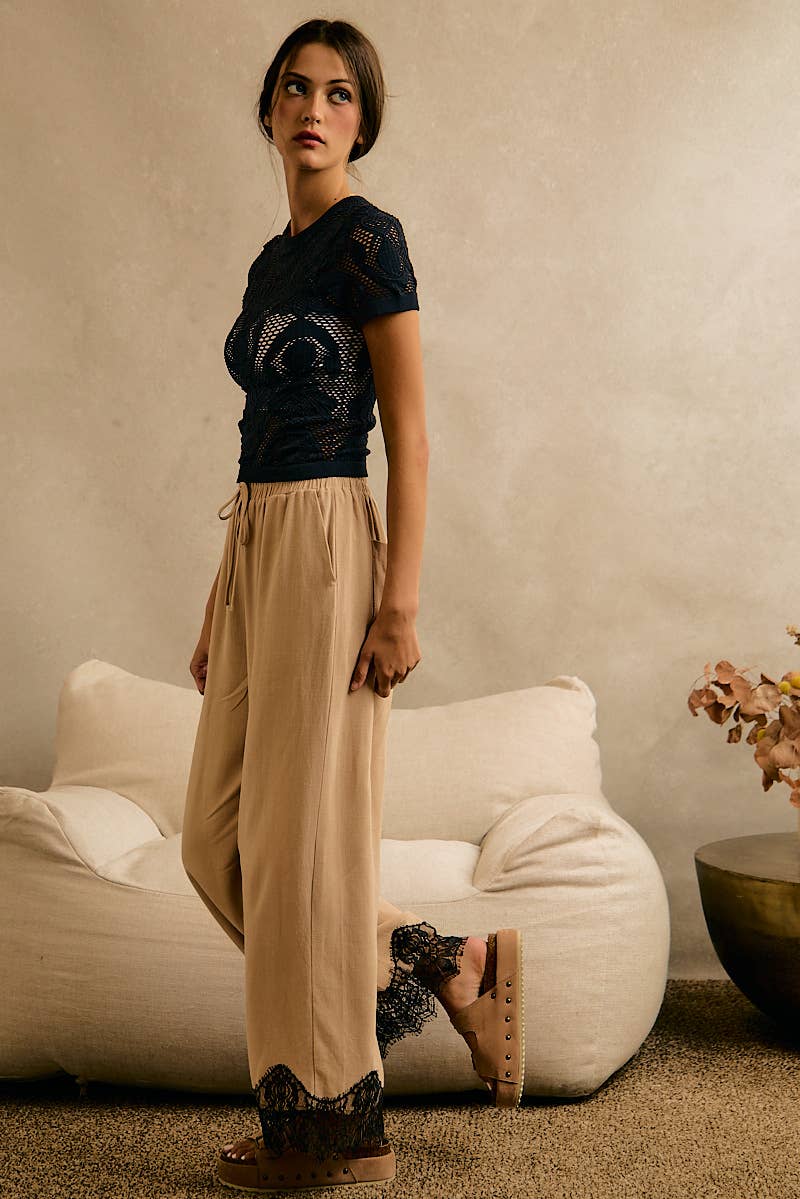 Botanical Belle Black Top