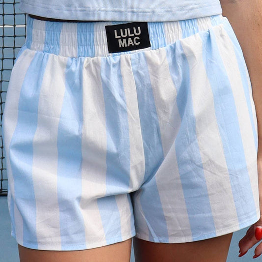Lulu Mac Light Blue Darby Boxer
