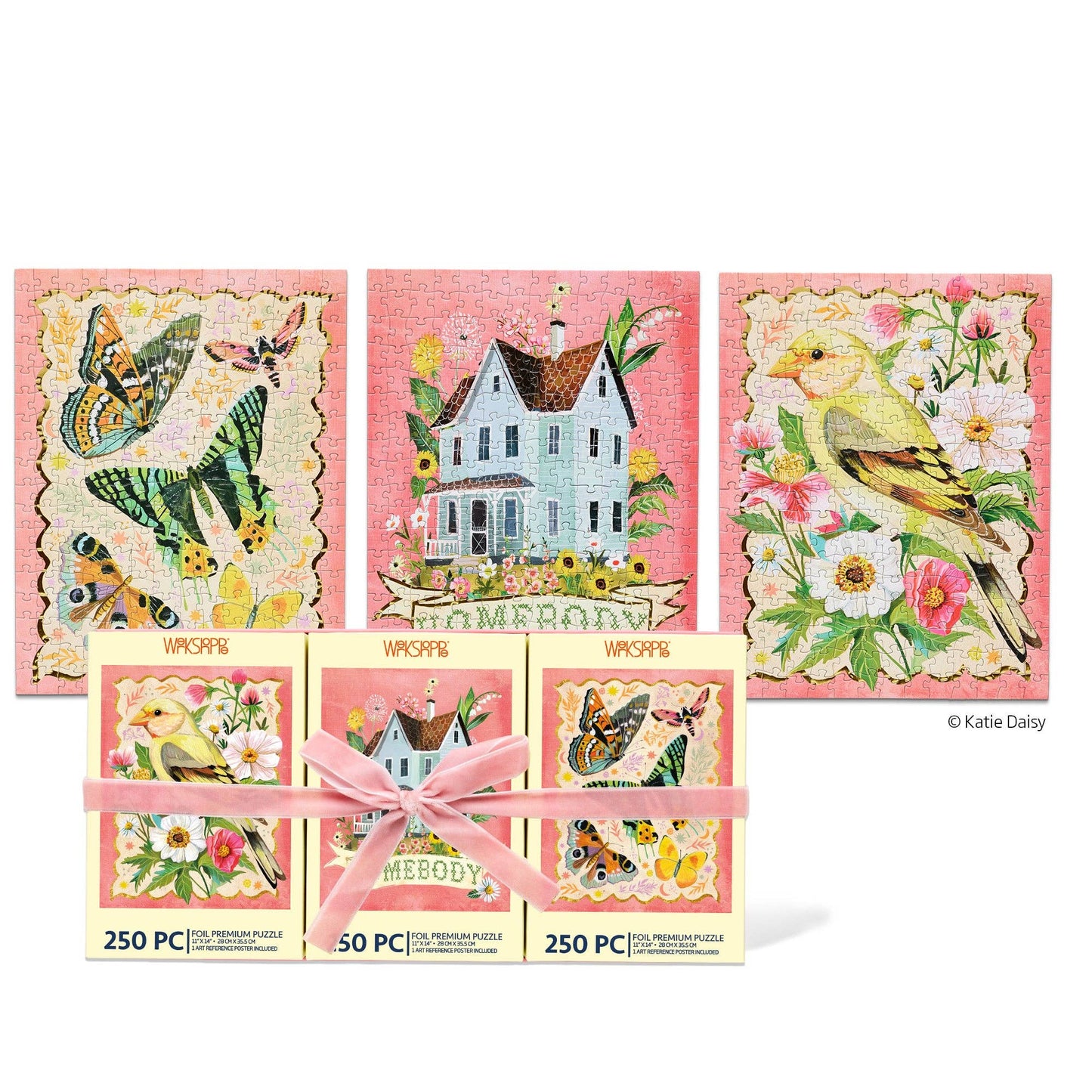 Homebody 250 Piece Puzzle Set of 3 Housewarming Gift