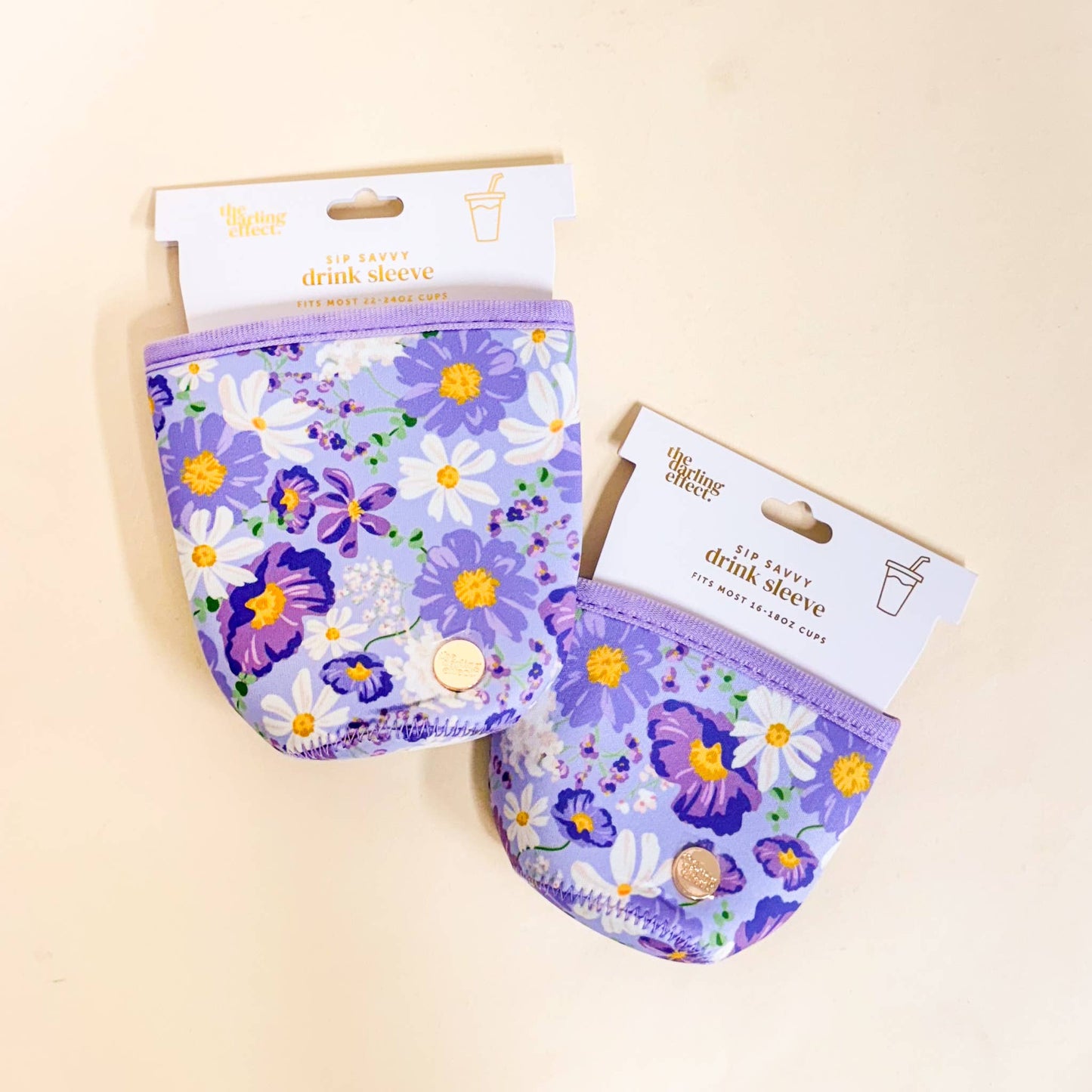Sip Savvy Drink Sleeve-Bouquet Beauty Purple Regular
