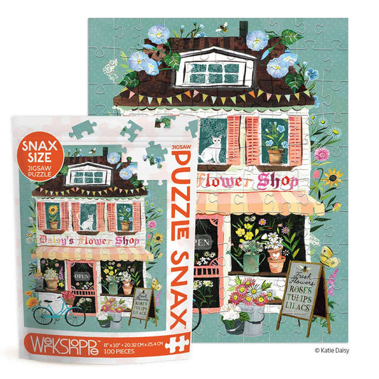 Daisy's Flower Shop 100 Piece Puzzle Snax, Spring Gift