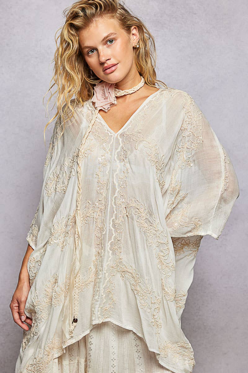 Sunday Stroll Beaded Top