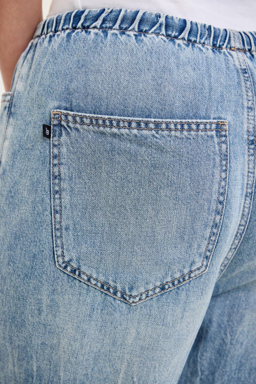 Palazzo Featherweight Jeans w/ Drawcord