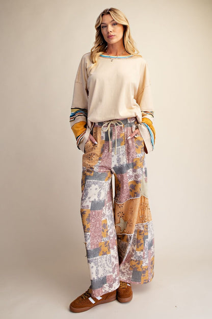 Golden Hour Patchwork Pants