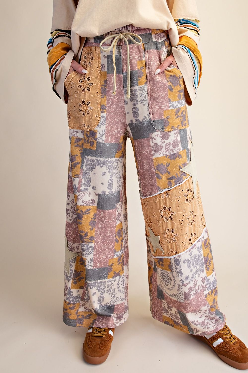 Golden Hour Patchwork Pants