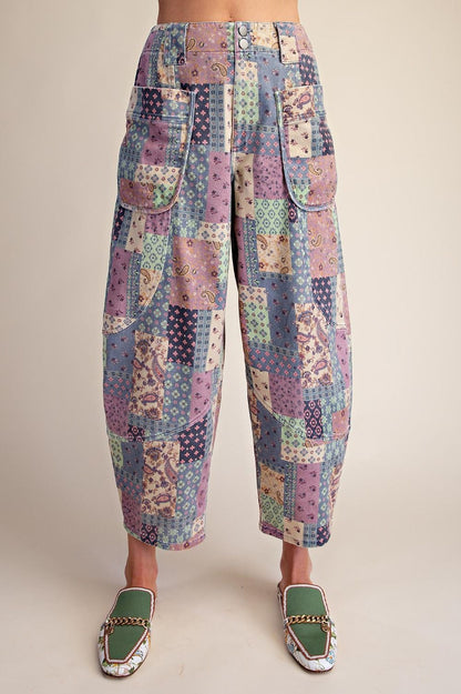 Pretty In Patchwork Pants