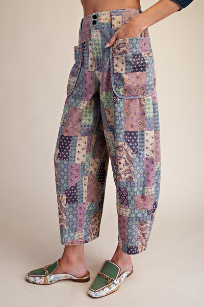 Pretty In Patchwork Pants