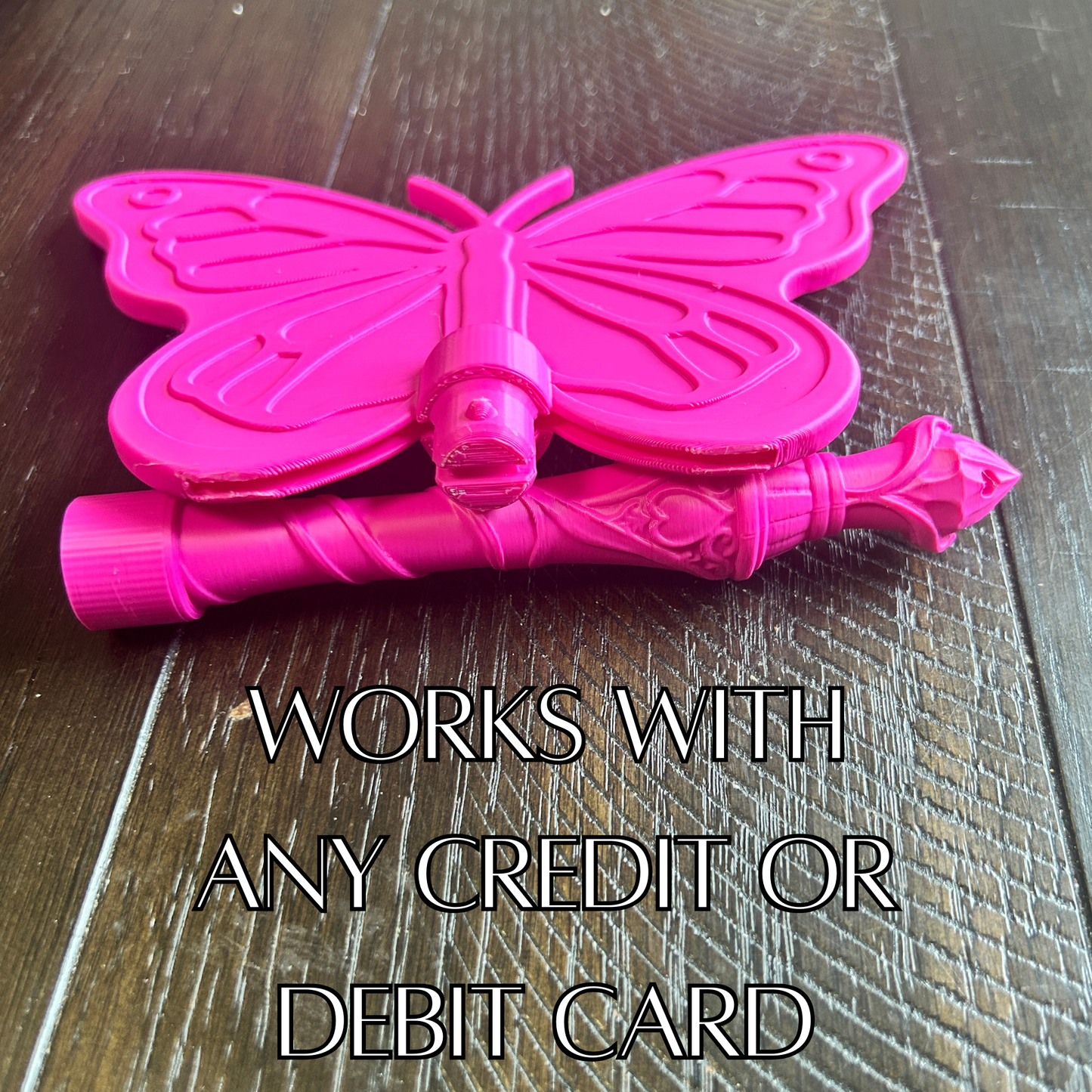 Tap to Pay Butterfly Wand - Credit Card Holder