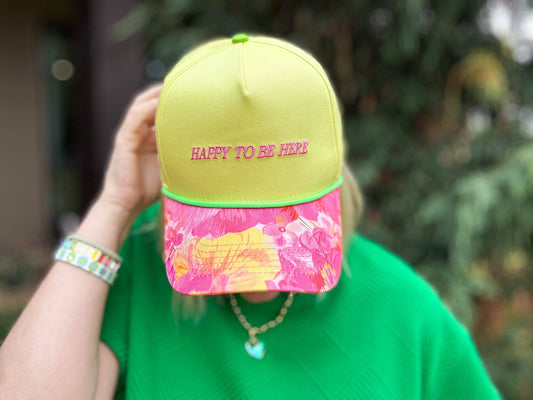 Happy to Be Here Hat