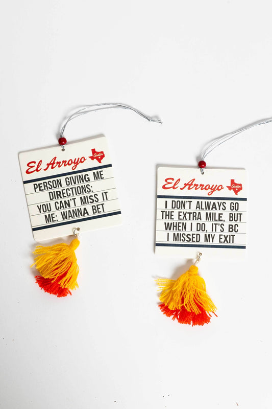 Marquee Car Air Freshener - Wanna Bet