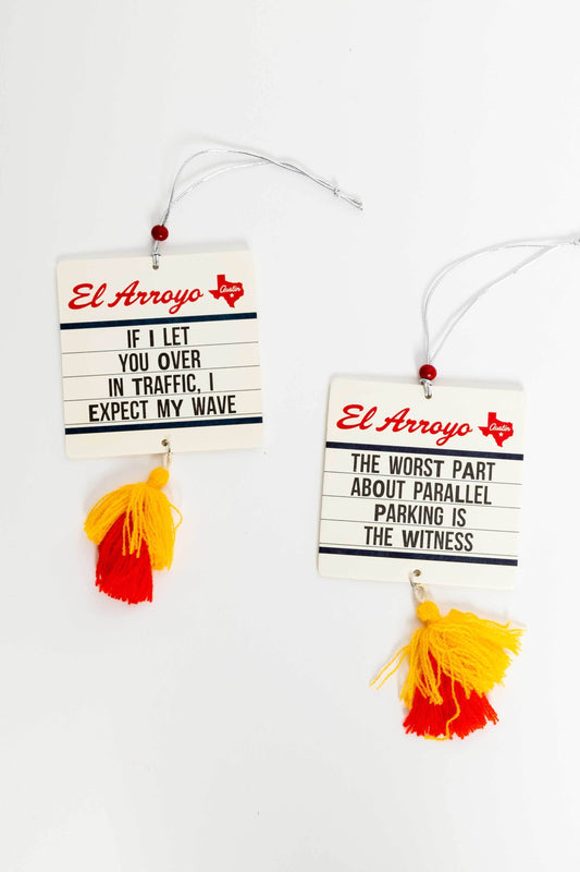Marquee Car Air Freshener - Parallel Parking