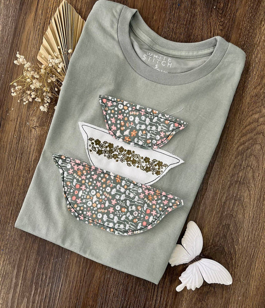 Vintage Bowl Embroidered Tee