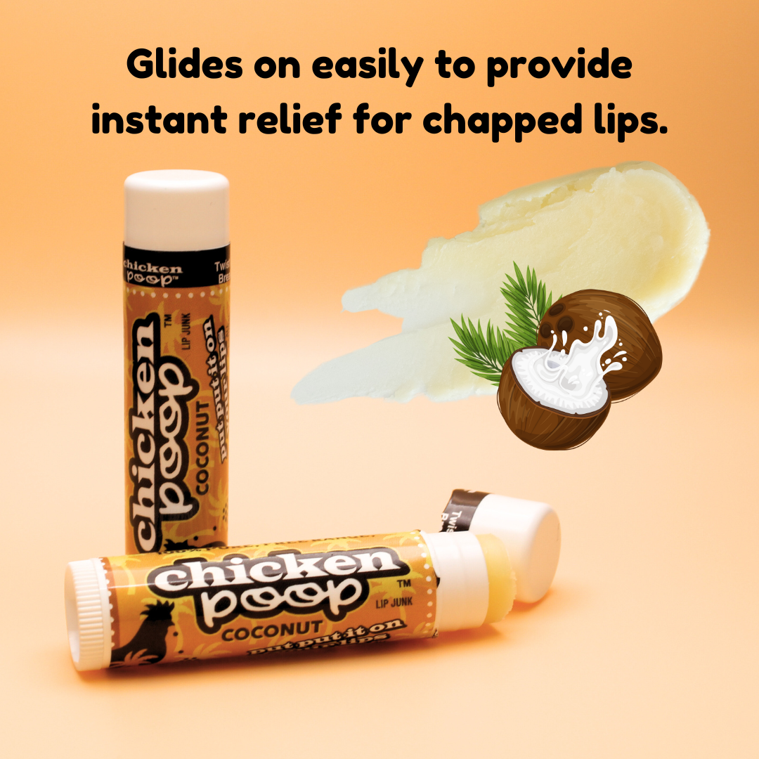 Chicken Poop® COCONUT Lip Balm - All Natural