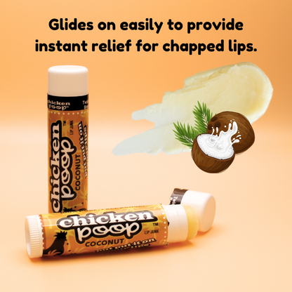 Chicken Poop® COCONUT Lip Balm - All Natural