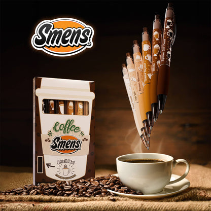 Smens: Coffee Scented Pens - 6 pack