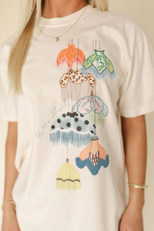 Be The Light Lamp Shade Tee